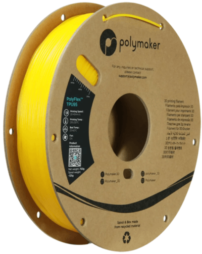 polymaker polyflex tpu95 Filamento per stampa 3D flessibile di facile lavorazione.