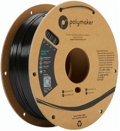 polymaker polylite petg Ottimo filamento PETG per stampa 3D con proprietà meccaniche bilanciate e facilità di stampa