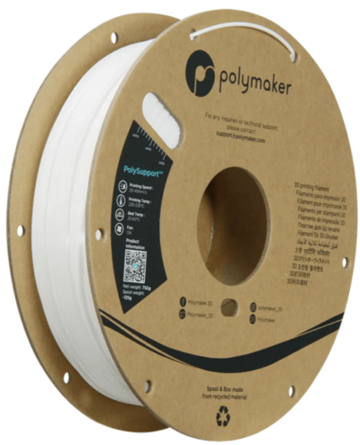 polymaker polysupport Materiale di supporto per stampa 3D facilmente rimovibile.