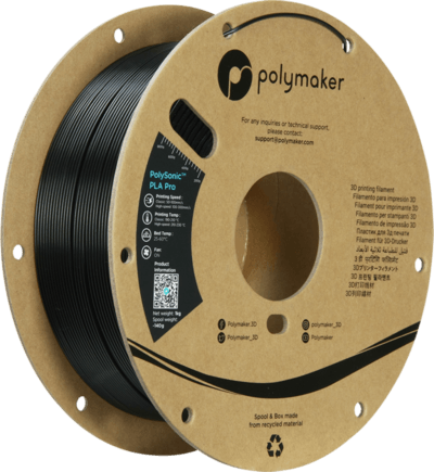 polymaker polysonic pla pro Filamento resistente innovativo per la stampa 3D ad alta velocità, che garantisce stampe durevoli e robuste.