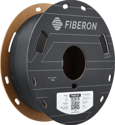 Filamento per stampa 3D in nylon rinforzato con fibra di carbonio, più rigido del PA6-CF in condizioni di bagnato.