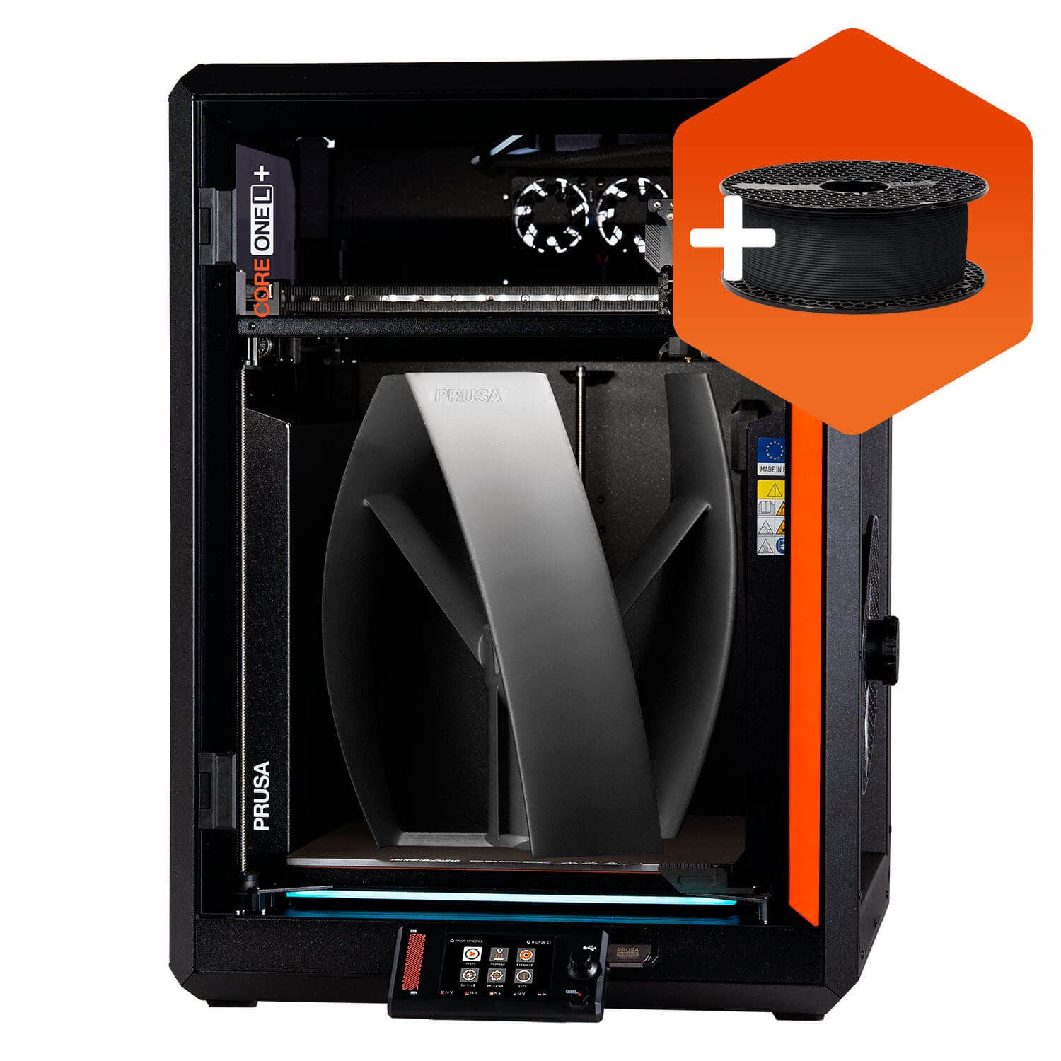Stampante 3D Prusa CORE One L CoreXY camera riscaldata 300x300mm