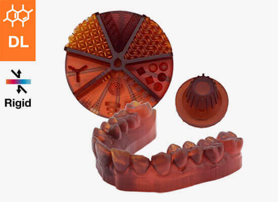 Rigid-DL240-Plant-Based - Resina rigida per la stampa 3d - Qi Factory