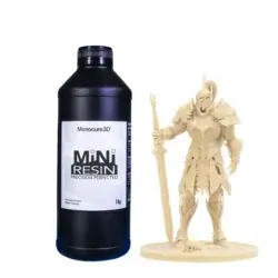 monocure mini tan resina per stampa 3d dettagliata, colore marrone chiaro